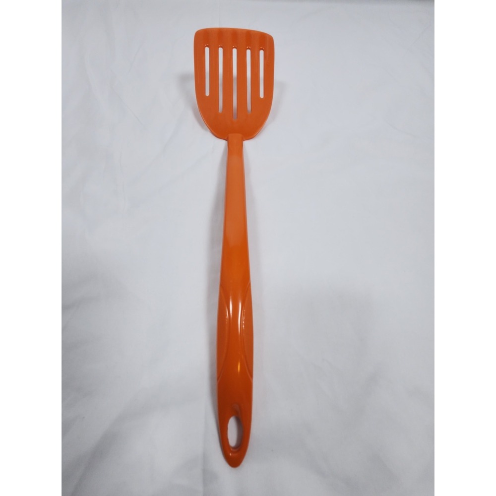 Orange Melamine Slotted Spatula‎ Turner Heat Resistant Kitchen Tool